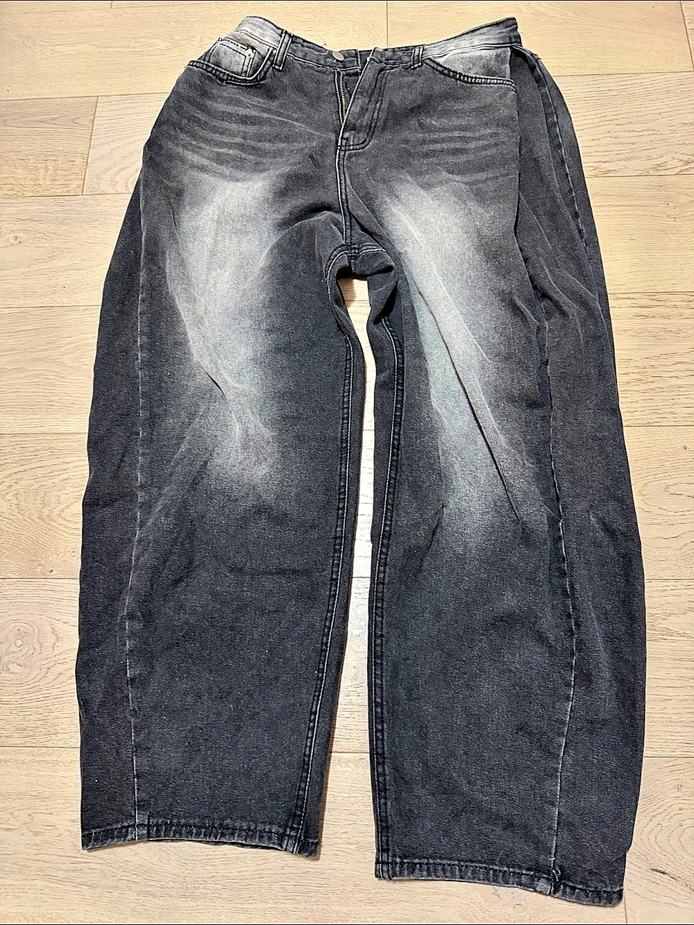 Wide very baggy Jeans in Black